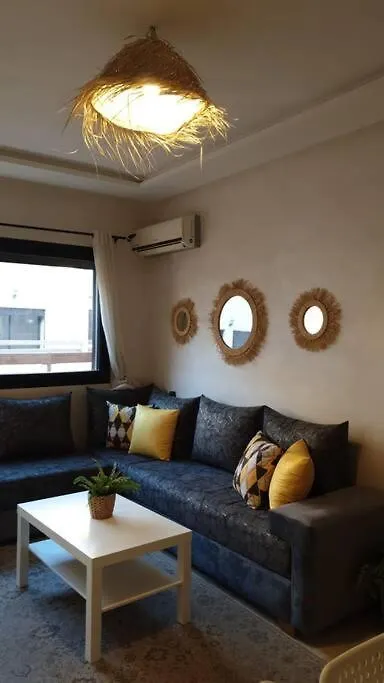 Appartement 2 Chambres En Face A La Gare A Gueliz Marrakesh Marokko
